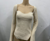 Fongt New Autumn And Winter Elastic Open Shoulder Base Knit-Outfit