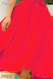 Women High Waist Flared Pleated Long Gypsy Bandage Solid color Fashion Lovely Maxi Skirt Full
