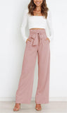 Dress Casual Fashion Wide Leg Bow