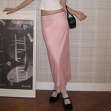 Bowknot Printed Spice Girl Low-Waisted Net Skirt 2024 Spring And Summer New Temperament Age-Reducing Hip Skirt-Outfit