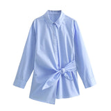 Fongt Women's Explosive Fashion Casual Double Tidal Silk Shirt