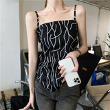 Temperament Casual Vest Women Summer New Korean Version Of The Retro Bow Strap Sling Wearing Sleeveless