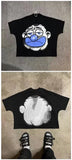 Printing Of Men's T-Shirt Blutosatire Billdog Cotton Oversized Picture-Outfit