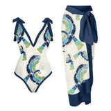 Fongt One-Piece Bikini Suit Women's Bikini Three-Piece