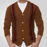 Fongt Men's New Spring Men's Knit Dress V-Neck Long Sleeve Sweater