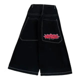 Baggy Jeans Y2K Original Hip-Hop Vintage Pattern Jeans Street Men Rest-Outfit