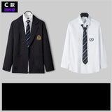 Autumn DK Suit Mens Suit Korean Loose Student Jk Uniform Class Uniform College Sets Casual Coat Business Suits For