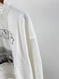 Tiger Graphic Print Sweatshirts Woman Summer Autumn Cotton Cozy Hoodies Casual Vintage Wild Rock Pullovers Tops 2023-Outfit