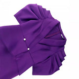 Fongt New Temperament Suit Collar Plus-Size Dress Party-Style Solid-Color High-Waist Dress Dress Dress