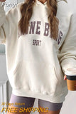 Printed Hoodies for Women 2023 Spring Autumn Vintage Loose Hooded Sweatshirt Female Fashion Pullovers Sweatshirts