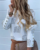 OL Women Office Blouses Button Long Sleeve Shirts Ladies Casual O-Neck Leopard Top Plus Size 5XL Spring Fall