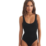 Fongt Women's Sleeveless Back Slim Bottom Sexy Vest Jumpsuit