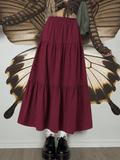 Fairy Tiered Maxi Skirt-Outfit