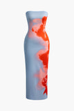 floral print maxi dress with