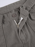Washed Pocket Patched Cargo Jeans-Outfit