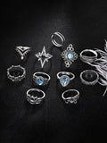 vintage ring set with different