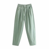 The Early Spring Of 2024, The New Pleated Loose Fashion Jeans 6147159-Outfit