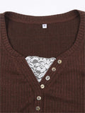knitted top with lace pattern and