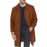 Fongt European Version Of The New Hair, The Man's Coat, The Long Coat Ebay Bursts Of Large Code Single Buckle