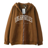 Style Lazy Cardigan Hoodie 2024 Spring And Autumn Oversize Zipper Jacket Couple Style-Outfit