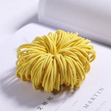 New Girls Candy Colors Nylon Basic Elastic Hair Bands Kids Rubber Bands Headband Scrunchie Fashion Hair