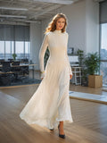 Vietnamese Style Niche Lace Dress 2025 New High-End Embroidery Collar Slimming Dress