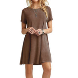 Waist Stylish Trendy Unique Women's Short-sleeved