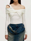 Fongt Women's 2025 Spring New Fashion Personality Trend St. Cessed Long Sleeves And Shoulder