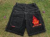 Shorts Y2K Hip Hop 2023 Original Gothic Pocket Baggy Jeans Shorts Man-Outfit