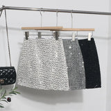 Slide Dress Skirt Girl Babes A Small Silver Shiny Light Short Skirt