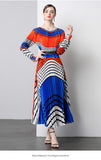 Fongt New Women's Dress Dress Oversized Dress Print 100 Folds T-Shirt With T-Shirt Holiday Casual Dress