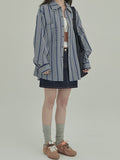 Fongt Haifeng Summer Retro Refreshing And Thin Temperament Gentle And Loose Leisure Lace Lattice Cotton Shirt