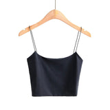 New INS Short Slim U-Collar Double Belt Suspender Tight Sexy Elastic Blouse Girl-Outfit
