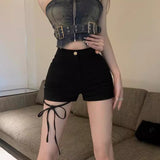 Shorts Slim Sexy High Waisted Summer Women's High Waist Shorts-Outfit