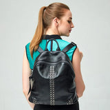 backpack mochila feminina genuine leather Backpacks For Teenage Girls Bagpack Drawstring Bag Holographic