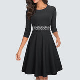 Floral Lace Patchwork Sleeveless Tunic Party