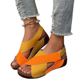 Fongt Sandals Women 2025 Summer New Pine Cake Thick Bottom With Skirt Casually Exposed Toe Beach