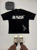 Men's T-Shirts Y2K Shirts Men's Original Hip-Hop In Our Trusted Graphics Print Round Collars-Outfit