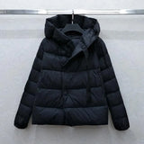 Winter 90% Ultra Light White Duck Down Jacket Women Short Down Coat Parkas Hooded Parkas Warm Female Snow