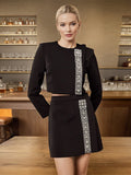 Elegant Style Suit Women 2025 Spring New Temperament Elegant Fashion Set With Long Sleeve Short Skirt Two Sets Of