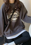 Brooklyn Graphic Crew Sweatshirt-Outfit