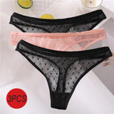 Sexy Panties Women G-String Thong Lace Underwear Pantys Low-Waist Female Underpants Mesh Perspective Briefs