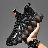 Sneakers 2021 New Breathable Running Shoes For Men Reflective Sports Shoes Outdoor Comfortable Athletic Training