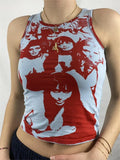 tank top with vintage girl