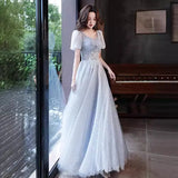 Fongt Exam Evening Dress Dress Banquet Temperament Light Luxury Small Student Vocal Music Student Dress Annual Host Dress Dress