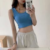 Fongt Sling Thread Vest Female Summer Versatile Show Thin Back Outside The Design Sense Of Small Outdoor Sports Top