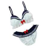 Lingyun Lingerie Two-Dimensional Beauty Warrior Cute Bikini Cotton Pad Three-Point Sexy Passion Suit