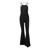 Fongt 2024 New Fashion Sexy Back Hollow Out Slim Show Thin Sling Horn