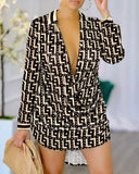 Fongt Women's Fashion V-Neck Long Sleeve Blouse Commuter Shirts In Fall