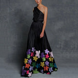 Fongt Spring And Summer New Women's Clothing Match Stitching Sexy Out-To-Shoulder Dress Dress Dress